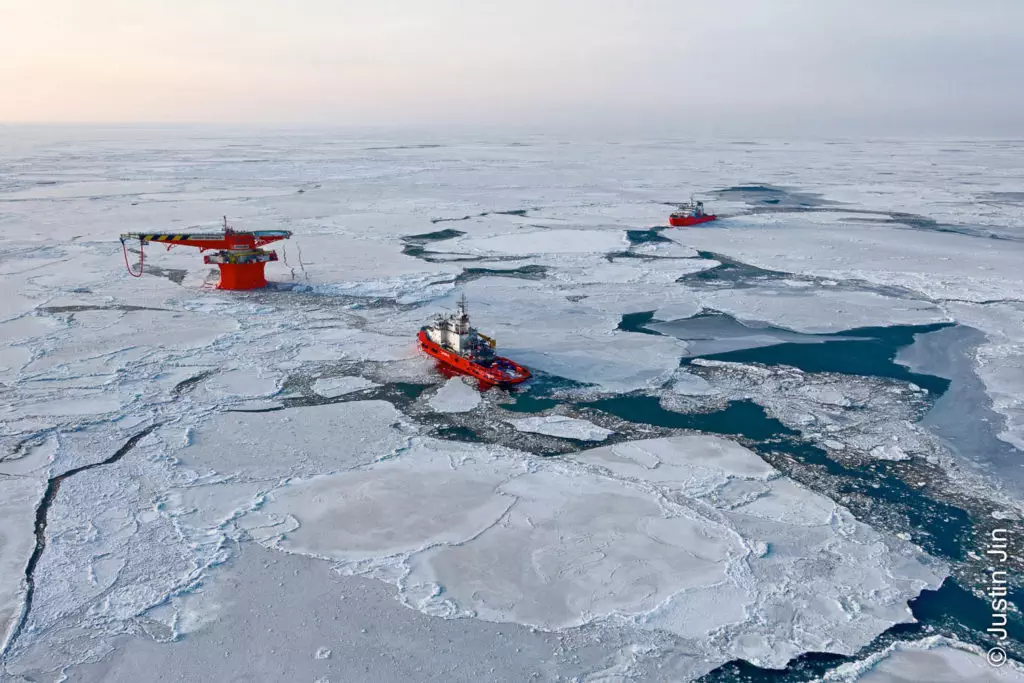 Gas and oil exploration in the Russian Arctic
