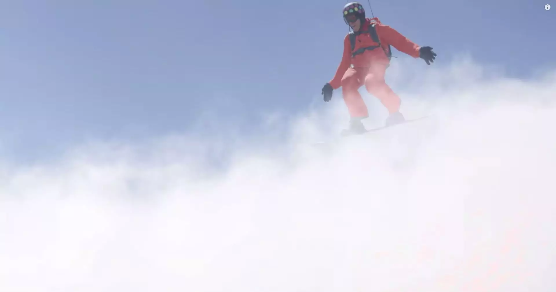 Snowboarding in the clouds Screencap